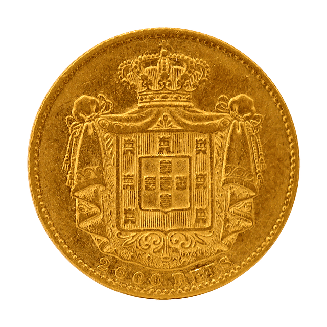 Moeda de Ouro de D. Luís I – 2000 Réis (1877)   
