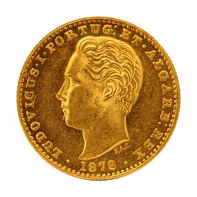 Moeda de Ouro de D. Luís I – 2000 Réis (1878)   