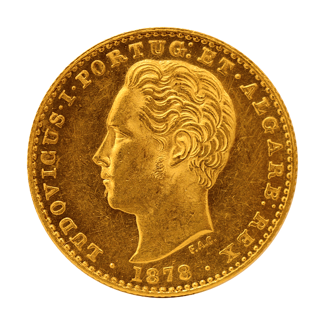 Moeda de Ouro de D. Luís I – 2000 Réis (1878)   