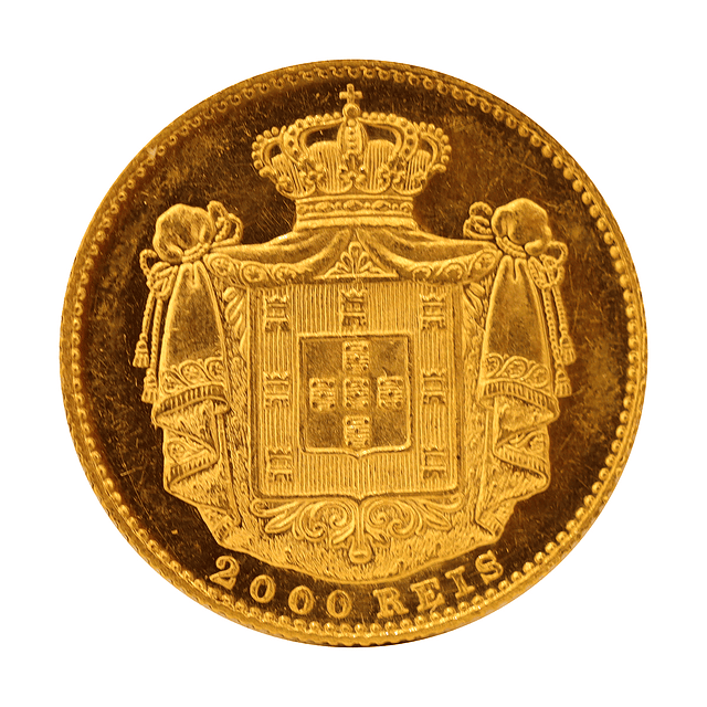 Moeda de Ouro de D. Luís I – 2000 Réis (1878)   