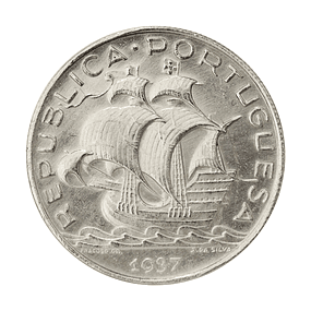 5 escudos 1937 Prata