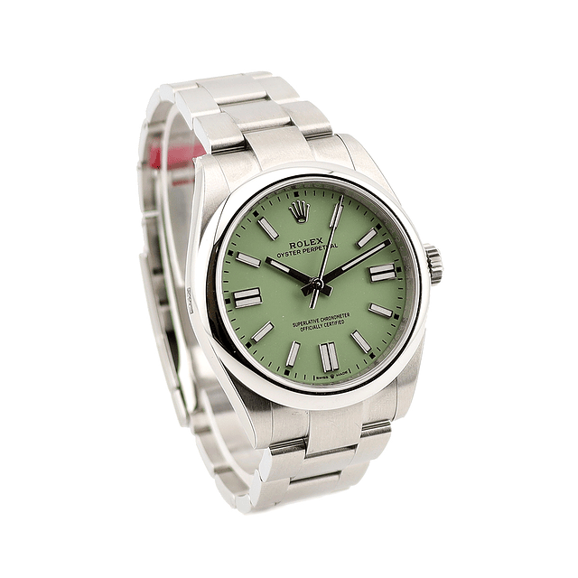Rolex Oyster Perpetual – Pistacho Green Dial (2025)
