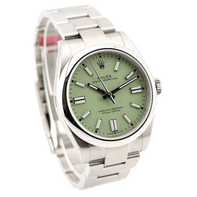Rolex Oyster Perpetual – Pistacho Green Dial (2025)