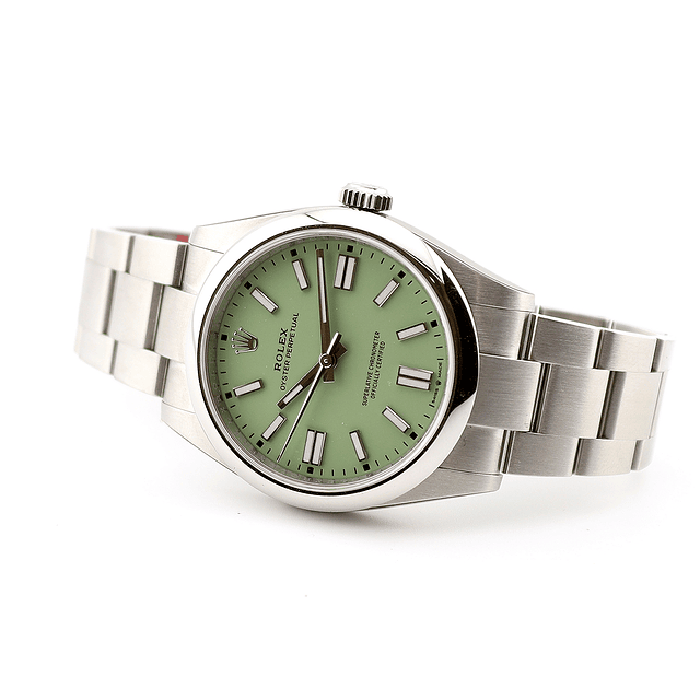 Rolex Oyster Perpetual – Pistacho Green Dial (2025)