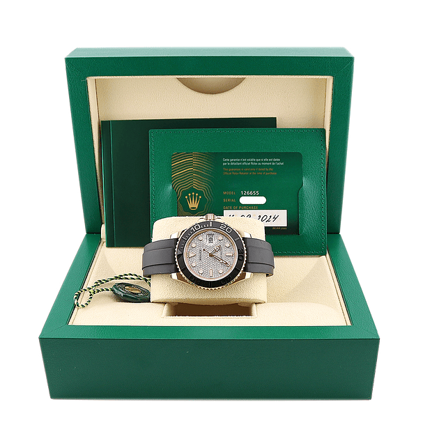 Rolex Yacht‑Master 40 – Ref. 126655 Pave Dial - (2024)