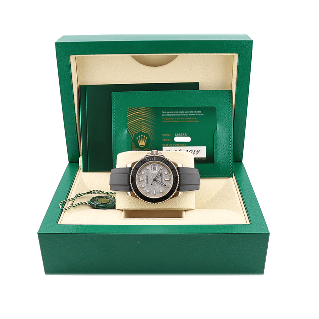 Rolex Yacht‑Master 40 – Ref. 126655 Pave Dial - (2024)