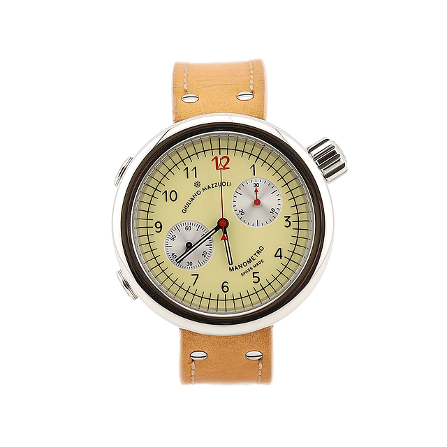 Giuliano Mazzuoli Manometro Chronograph – Ivory Dial