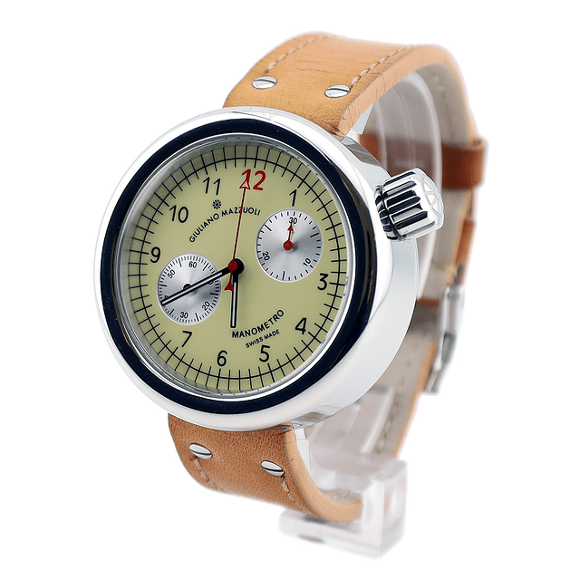 Giuliano Mazzuoli Manometro Chronograph – Ivory Dial