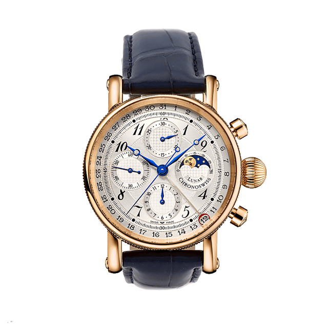 Chronoswiss Lunar Chronograph – Ref. CH‑7541 – Ouro Rosa 18k