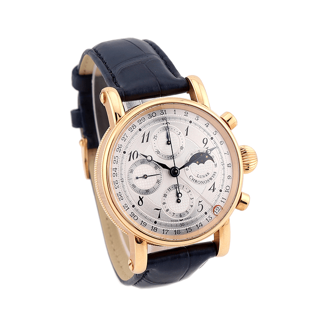 Chronoswiss Lunar Chronograph – Ref. CH‑7541 – Ouro Rosa 18k