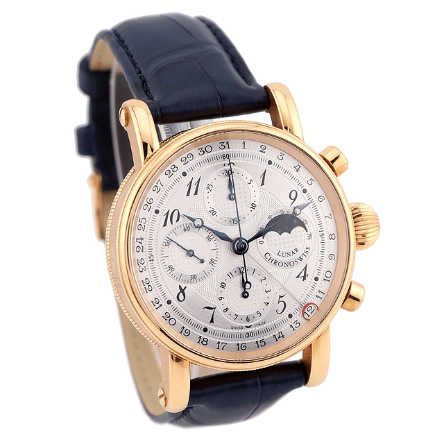 Chronoswiss Lunar Chronograph – Ref. CH‑7541 – Ouro Rosa 18k