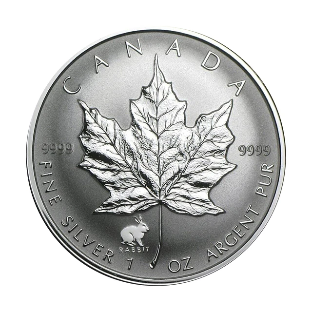 Canadá - 5 Dollars 1999 "Coelho" 1Oz Prata 