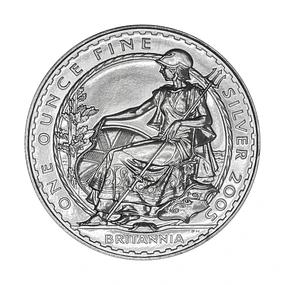 UK Britannia 2 Pounds 2005 1 Oz Prata 