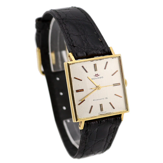 Movado Kingmatic S – Ref. 9204 (Anos 70) – Ouro 18Kt