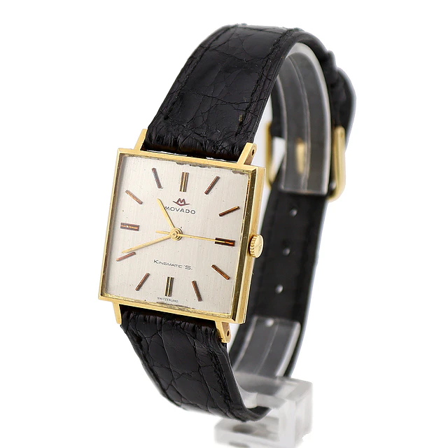 Movado Kingmatic S – Ref. 9204 (Anos 70) – Ouro 18Kt