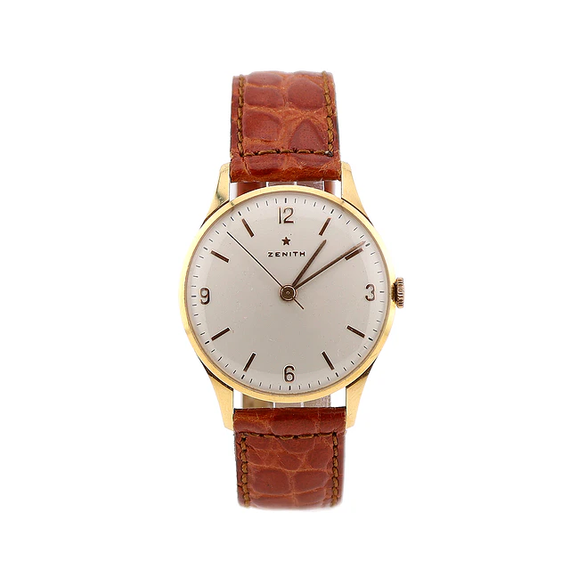Zenith – Calibre 120 (1959) | Ouro 18Kt | 35 mm | Corda Manual