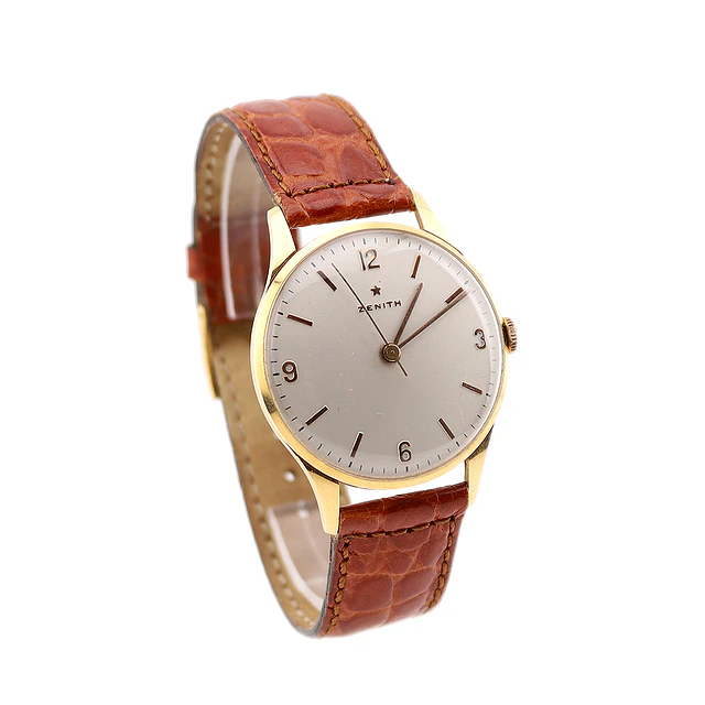 Zenith – Calibre 120 (1959) | Ouro 18Kt | 35 mm | Corda Manual