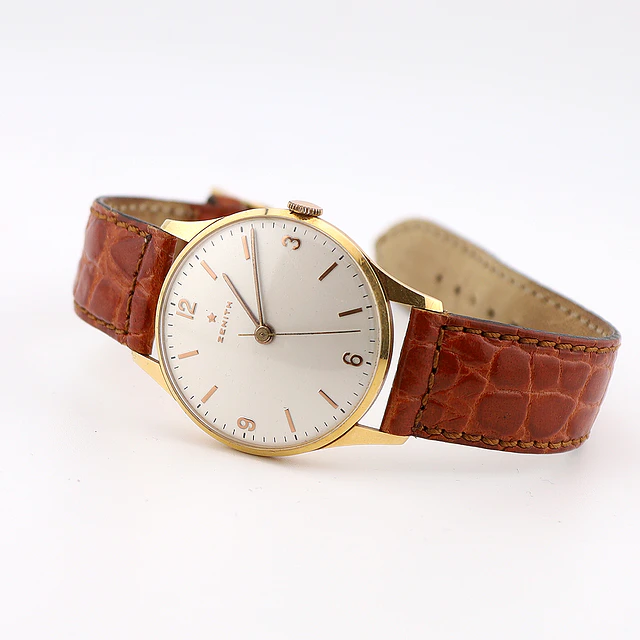 Zenith – Calibre 120 (1959) | Ouro 18Kt | 35 mm | Corda Manual