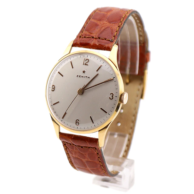 Zenith – Calibre 120 (1959) | Ouro 18Kt | 35 mm | Corda Manual