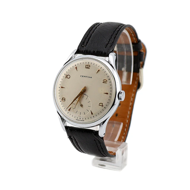 Certina – Anos 60 | Aço | 37 mm | Calibre KFF 330 | Corda Manual | Vintage