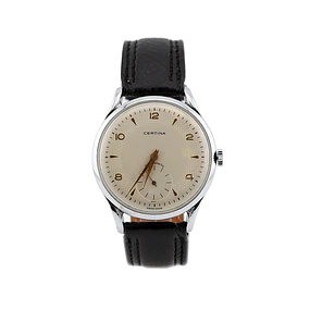 Certina – Anos 60 | Aço | 37 mm | Calibre KFF 330 | Corda Manual | Vintage