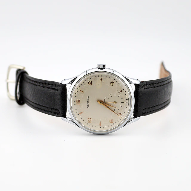 Certina – Anos 60 | Aço | 37 mm | Calibre KFF 330 | Corda Manual | Vintage
