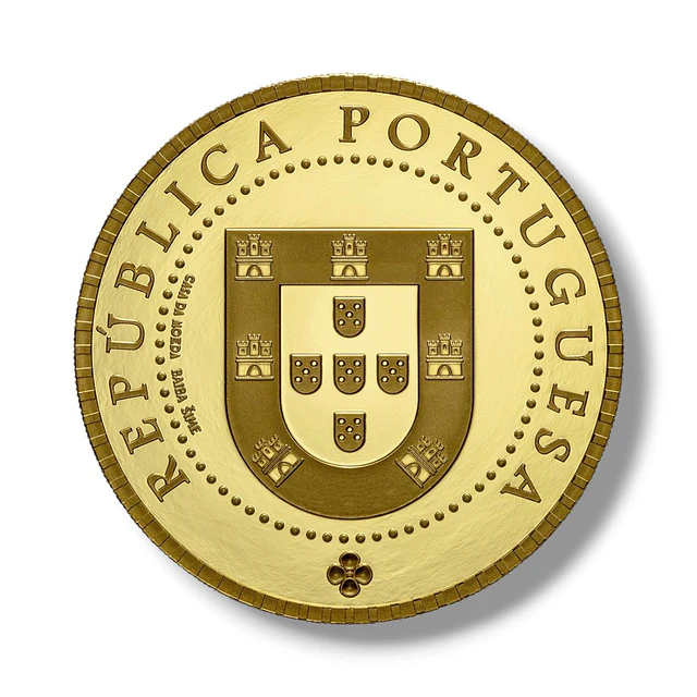 Ouro - 8.00 Euro Moeda-Bandeira de Portugal 2026 — Edição Limitada em Ouro