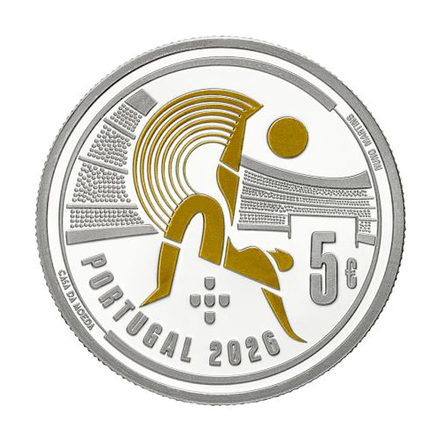 Proof - 5.00 Euro FIFA World Cup 2026 **12.05.2026* 