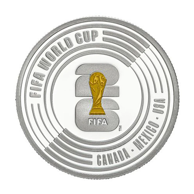 Proof - 5.00 Euro FIFA World Cup 2026 **12.05.2026* 