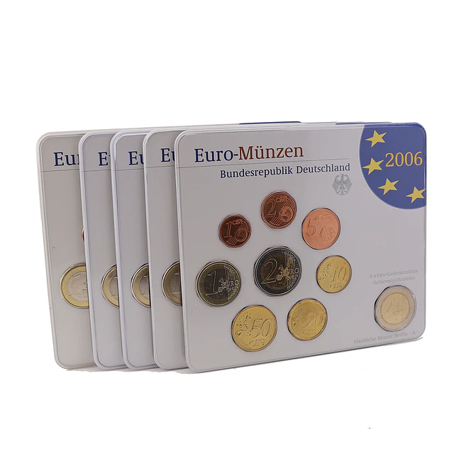 Alemanha - Serie Anual Euro 2006 (A,D,F,G,J) BNC 