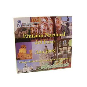 Espanha - Série Anual Euro 2008 Andaluzia - (BNC) 
