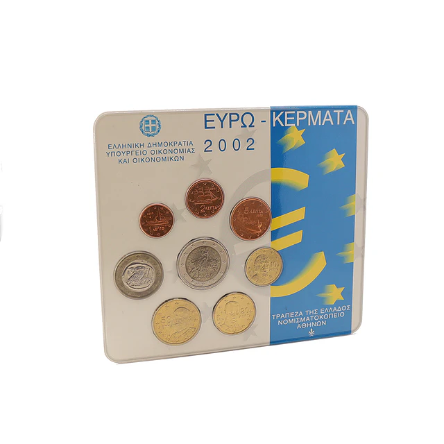 Grécia - Série Anual Euro 2002 - (BNC) 