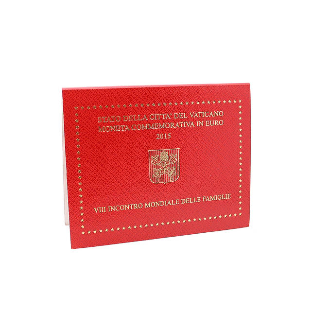 Vaticano - 2 Euros Vaticano 2015 – BNC – VIII Encontro Mundial das Famílias