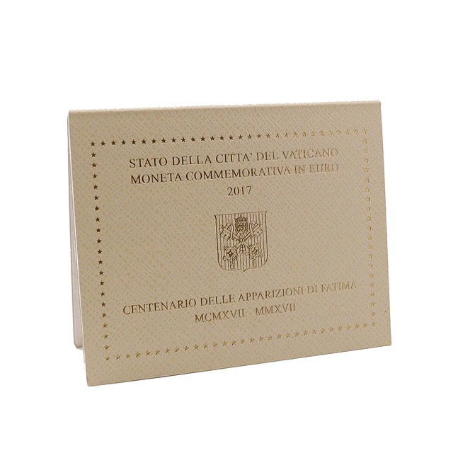 Vaticano - 2 Euros Vaticano 2017 – BNC – Centenário das Aparições de Fátima