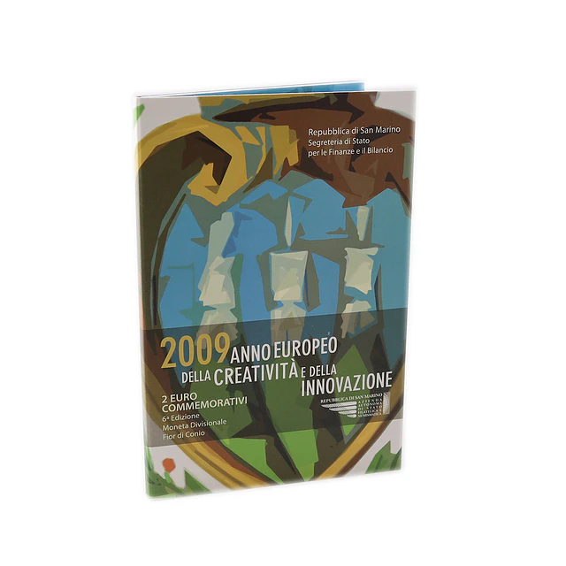 2 Euros São Marino 2009 – BNC – Ano Europeu da Criatividade e Inovação