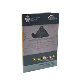2 Euros São Marino – 2014 – BNC – 500.º Aniversário da Morte de Donato Bramante