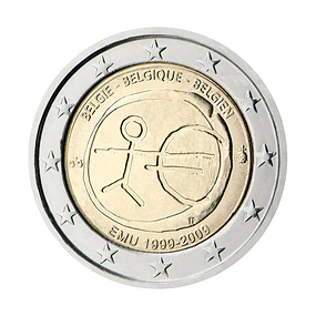 Bélgica - 2.00 Euros 10º Aniversário da Introdução do Euro 2009