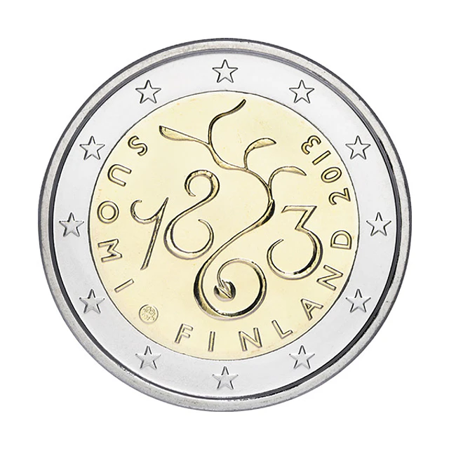 Finlândia - 2.00 Euros 2013 - 150º Aniversário do Parlamento