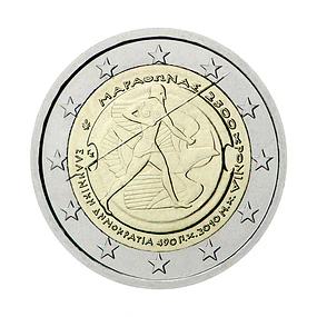Grécia - 2.00 Euros 2010 - 2500.º Aniversário da Batalha de Maratona