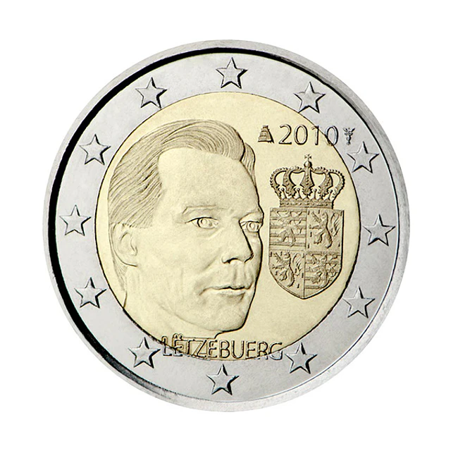 Luxemburgo - 2.00 Euros 2010 - Brasão do Grão-Duque