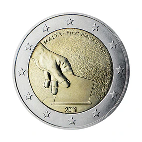 Malta - 2.00 Euros 2011 - Primeira Eleição de Representantes em 1849