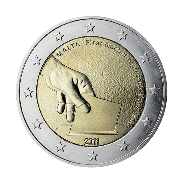 Malta - 2.00 Euros 2011 - Primeira Eleição de Representantes em 1849