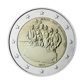 Malta - 2.00 Euros 2013 - Autonomia em 1921