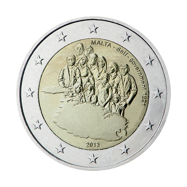 Malta - 2.00 Euros 2013 - Autonomia em 1921