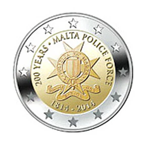 Malta - 2.00 Euros 2014 -  200 Anos da Força Policial
