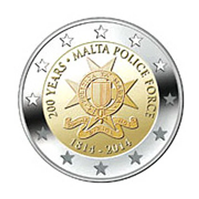 Malta - 2.00 Euros 2014 -  200 Anos da Força Policial