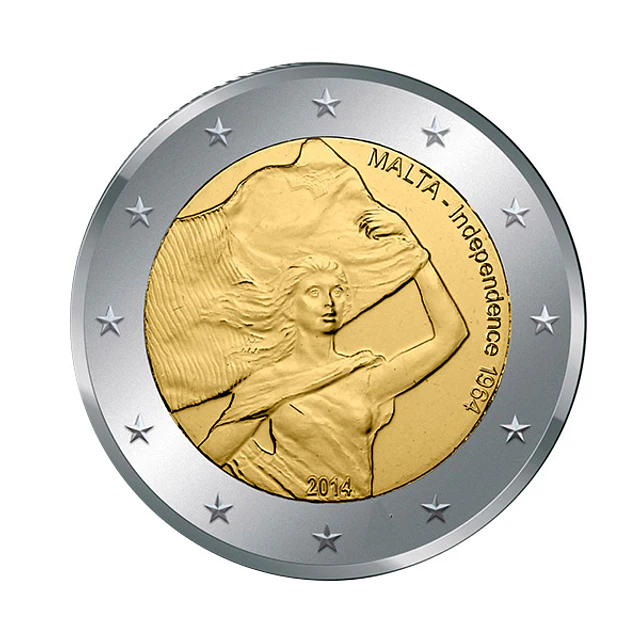 Malta - 2.00 Euros 2014 - 50 Anos da Independência