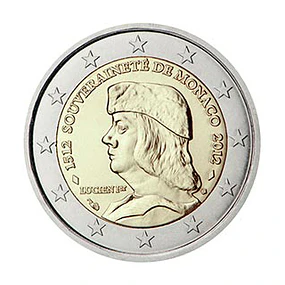 Mónaco - 2.00 Euros 2012 - Principe Lucien Grimaldi