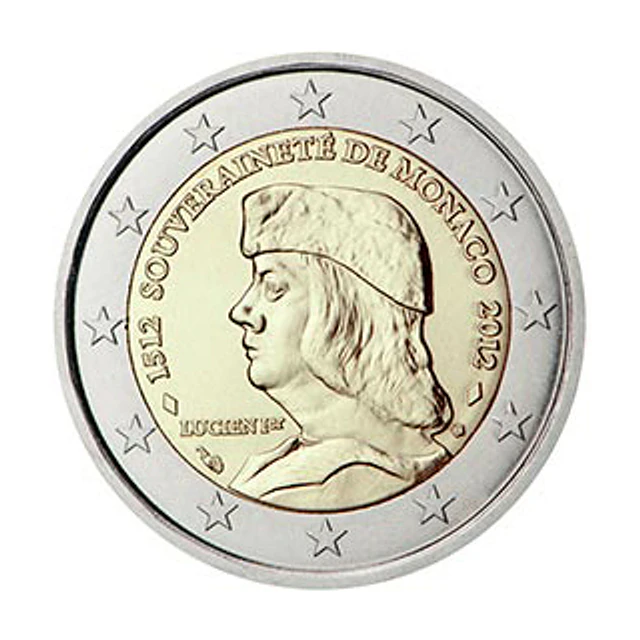 Mónaco - 2.00 Euros 2012 - Principe Lucien Grimaldi