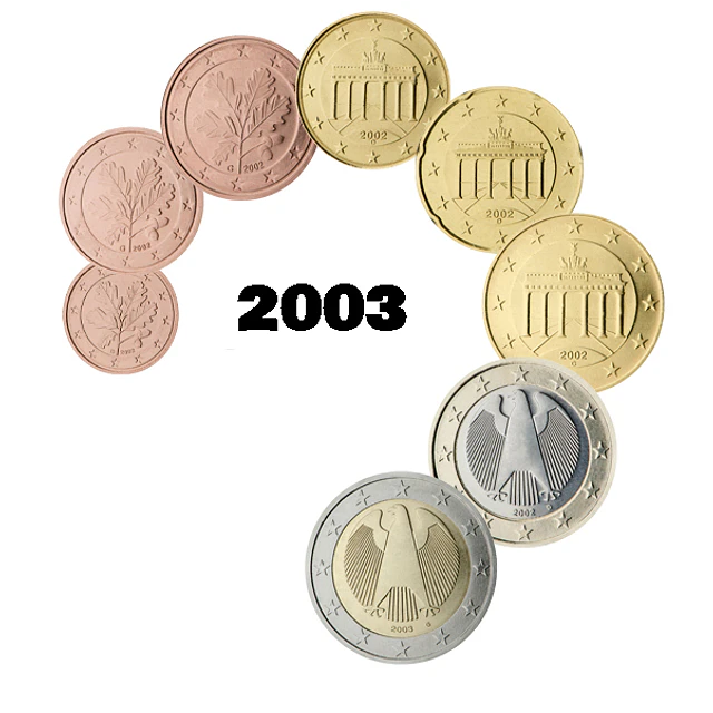 Alemanha - Serie Anual Euro 2003 - G - (UNC)